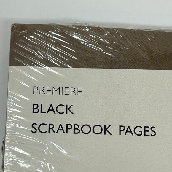 Lot 2 Creative Memories NIP Scrapbook Pages Refills Original 12X12 Black - Picture 5 of 7